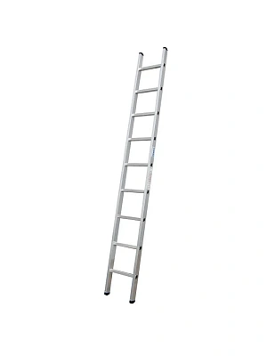 Алюминиевая односекционная лестница  9 ступеней 2,5 м Россия