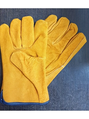 Перчатки рабочие из желтого спилка без подклада, р-р 10 LASTING TOOLS (упаковка 10 пар) LASTING TOOLS 