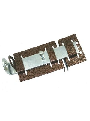 Задвижка дверная ЗД-04 пол.медь Кунгур