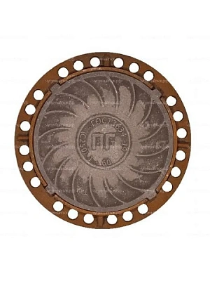 Люк чугунный тяжелый 25,0 тн Т (С250) ПГ-1-60 без замков (для пожарного гидранта)