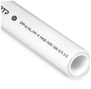 Труба полипропиленовая  75х12,5 мм горячая вода Ру 25 армированная алюминием (длина 4 метра) РТП