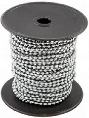 Цепь декоративная "Бусы" 3,2 мм (серебро)