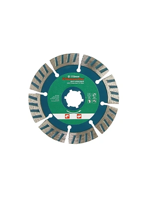 Диск алмазный отрезной 115х22мм сухая резка, сегментный для штробореза HammerFlex