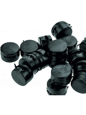 Пломбы пластиковые без вставки (100шт=45гр.)