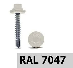 Саморезы ш/г 7047 мягкий-серый 4,8х19 (упаковка 800шт.) POWER FASTEN