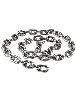 Цепь DIN 766 с коротким звеном А2 нержавейка 10х28 мм (бухта 10 м)