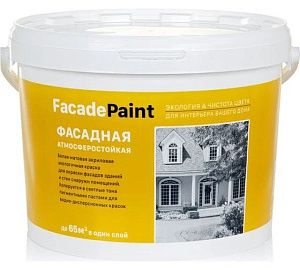 Краска фасадная 10кг Декарт