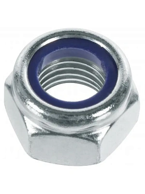 Гайка самоконтрящаяся оцинкованная DIN 985 М10 (уценка ржавые) 