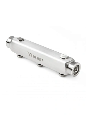 Коллектор с межосевым расстоянием 100 мм, 3 выхода, 290 мм, 1 1/4х3/4"