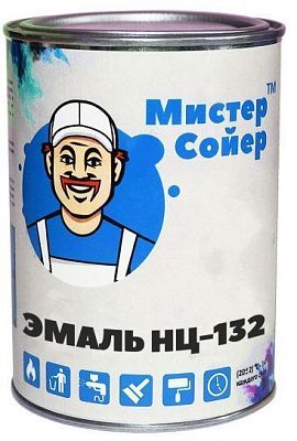 Эмаль НЦ-132 черная (25 кг)