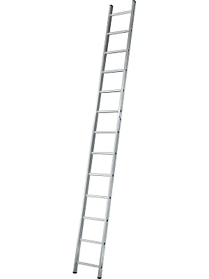 Алюминиевая односекционная лестница 16 ступеней 4,5 м усиленная Россия