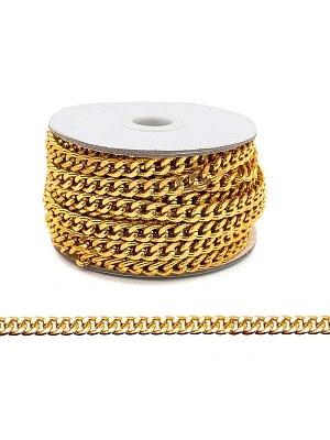 Цепь декоративная "Панцирная" 1,2 мм (золото)