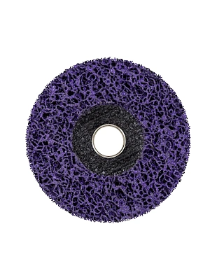 Круг зачистной полимерный коралловый Purple 125x22.2x15 мм (зернистость грубая) LASTING TOOLS