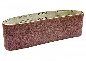Шлиф лента бесконечная на тканевой основе Р 40  75мм х 457мм, влагостойкая MATRIX