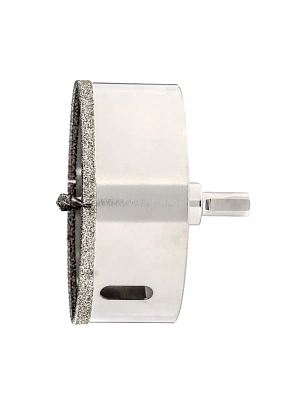 Сверло алмазное по керамограниту 100 х 67 мм, 3-гранный хвостовик