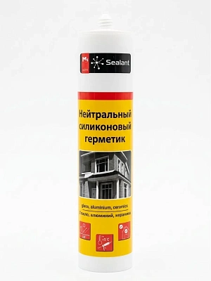 Герметик силиконовый прозрачный Нейтральный 280 мл SEALING (ч/з)