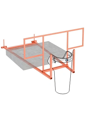 Кронштейн крышевой для мусоросброса