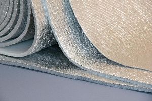 Пенополиэтилен 10,0мм 1*25м с отражающим слоем, самоклеющийся