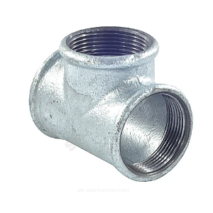 Тройник к/ч оцинкованный резьбовой Ду  65 (2 1/2")