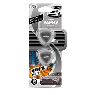Ароматизатор на дефлектор YAMMY жидкий New car