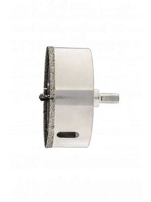 Сверло алмазное по керамограниту 110 х 67 мм, 3-гранный хвостовик