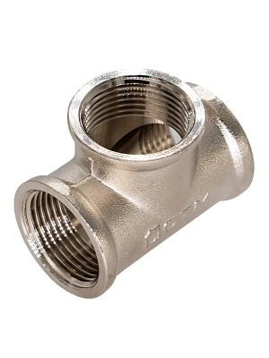 Тройник никелированный 50 г/г/г (2") AQUA LIFE