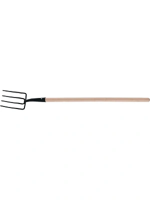 Вилы 4х рогие 175х220/395 мм удлиненная тулейка, с черенком