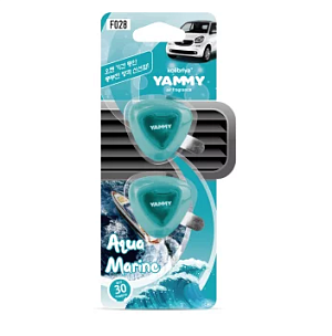 Ароматизатор на дефлектор YAMMY жидкий Aqua Marine
