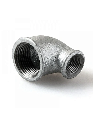 Угольник к/ч оцинкованный переходной 20х15 (3/4"х1/2")