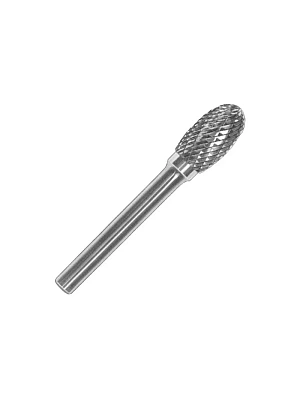 Борфреза (шарошка) по металлу форма Е  овальная  8мм