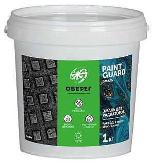 Эмаль акриловая для радиаторов PaintGuard 1л