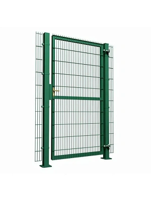 Калитка распашная 2000х1000мм яч.55х200мм (4мм), рамка 40х40мм RAL 6005 LASTING TOOLS