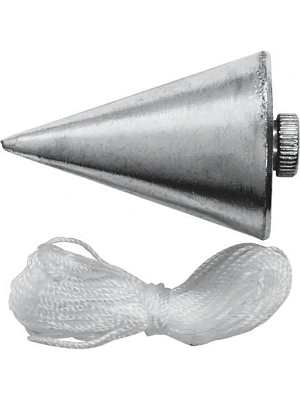 Отвес 100 гр, конусный шнур, 5 м