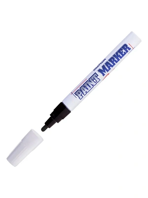 Маркер-краска ширина линии 4 мм, "Black" РМ-01 черный MunHwa (упаковка 12шт)