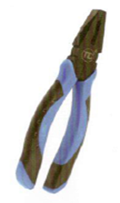 Плоскогубцы 160 мм, BLACK двухкомпонентные рукоятки (LASTING TOOLS)