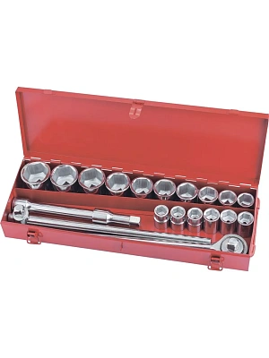 Набор торцевых головок 3/4", головки 19-50 мм, 20 предметов