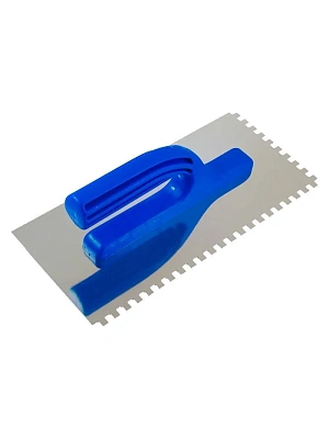 Гладилка зубчатая 130х270/280 мм нерж.сталь, пластиковая ручка, зуб  8х8