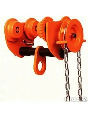 Тележка для Тали с цепным приводом г/п 0,5тн Н=6м (балка 75-125мм)