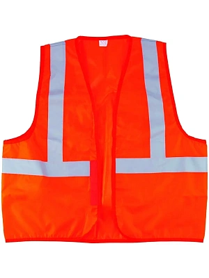 Жилет сигнальный оранжевый XL, 100 гр, тип С-2 СОП (LASTING TOOLS)