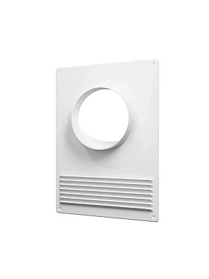 Площадка торцевая пластиковая с решеткой 250х180 фланец D150