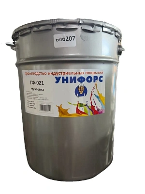 Грунтовка ГФ-021М серый (20кг)  ГОСТ 25129-2020