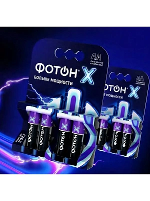 Элемент питания ФОТОН-Х ААА 1.5V LR03 ОР4 (упаковка 4шт.)