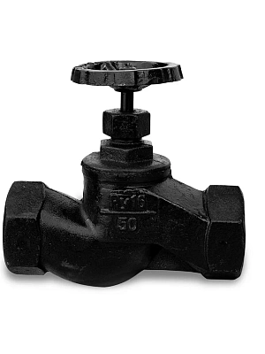 Вентиль чугунный муфтовый 15кч18п Ду 15 Ру 16 до 200ºС AQUA LIFE