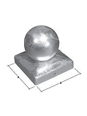 Колпак для столба с шариком/DKK 4997