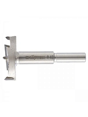 Сверло Форстнера по дереву 48мм, цилиндрический хвостик