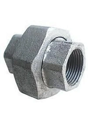 Соединитель прямой "Американка" г/г к/ч оцинкованный Ду 40 (1 1/2") AQUA LIFE