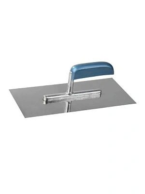 Гладилка прямая 130х270 мм нержавеющая сталь, пластиковая ручка
