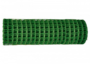Решетка садовая ячейка 50х50мм, 1,0х20м, Зеленая