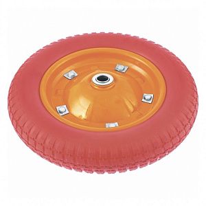 Колесо полиуретановое (бескамерное) 3,25/3,00-8 (ось 80мм, D16мм) LASTING TOOLS