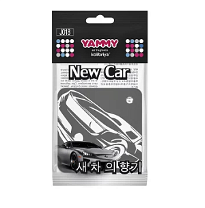 Ароматизатор подвес. картонный YAMMY Квадрат New Car ч/з